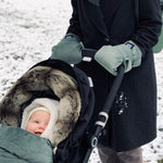 La Millou Mufka do wózka Rękawice zimowe Khaki