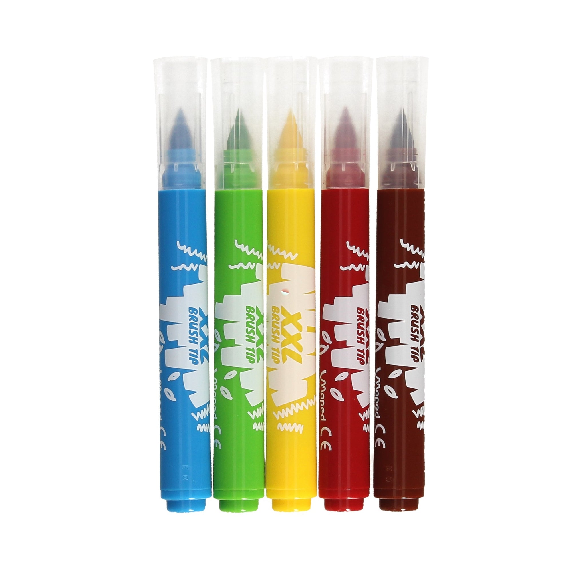Maped Flamastry Pędzelkowe Colorpeps Brush Jumbo XXL 5 kolorów - 4kidspoint.pl
