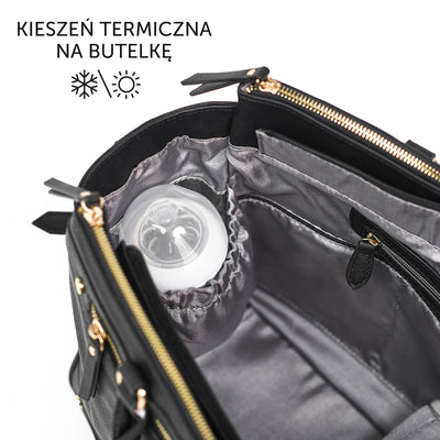 JOISSY Torba dla mamy CARLA black