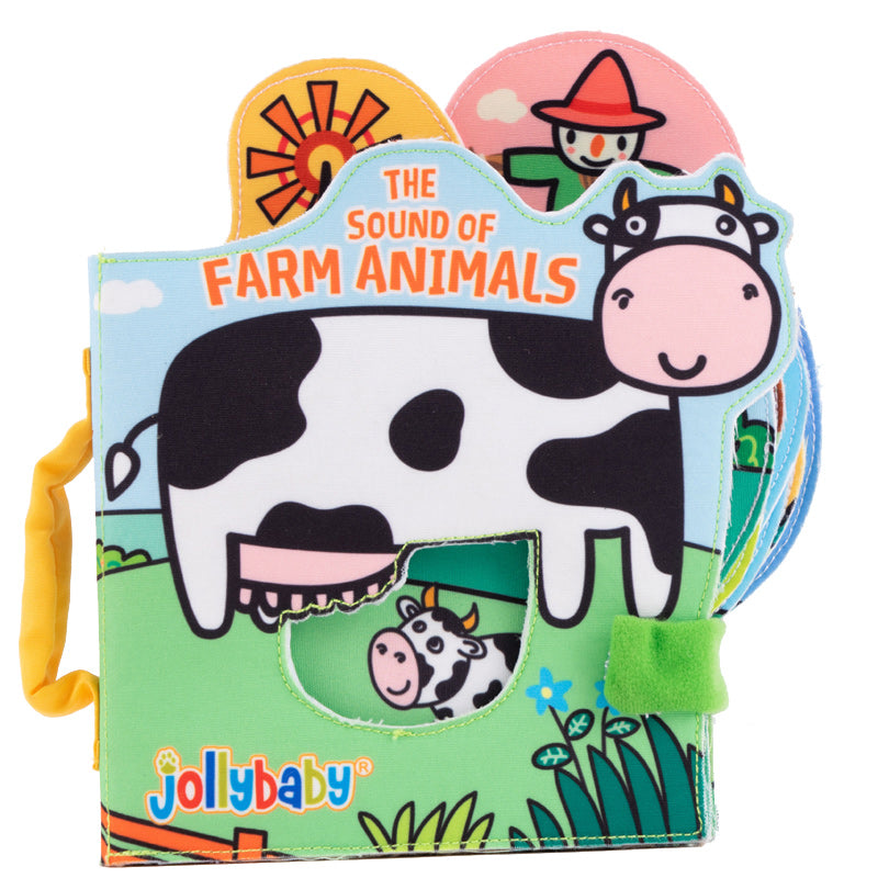 Jolly Baby Książeczka sensoryczna Cow cloth book