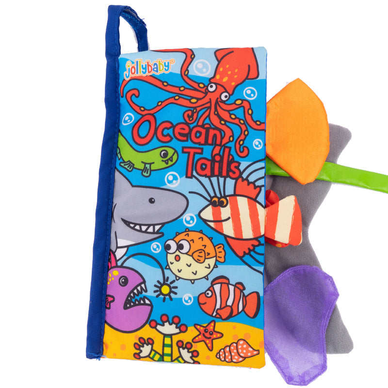 Jolly Baby Książeczka sensoryczna Zwierzęta Oceanu - 4kidspoint.pl