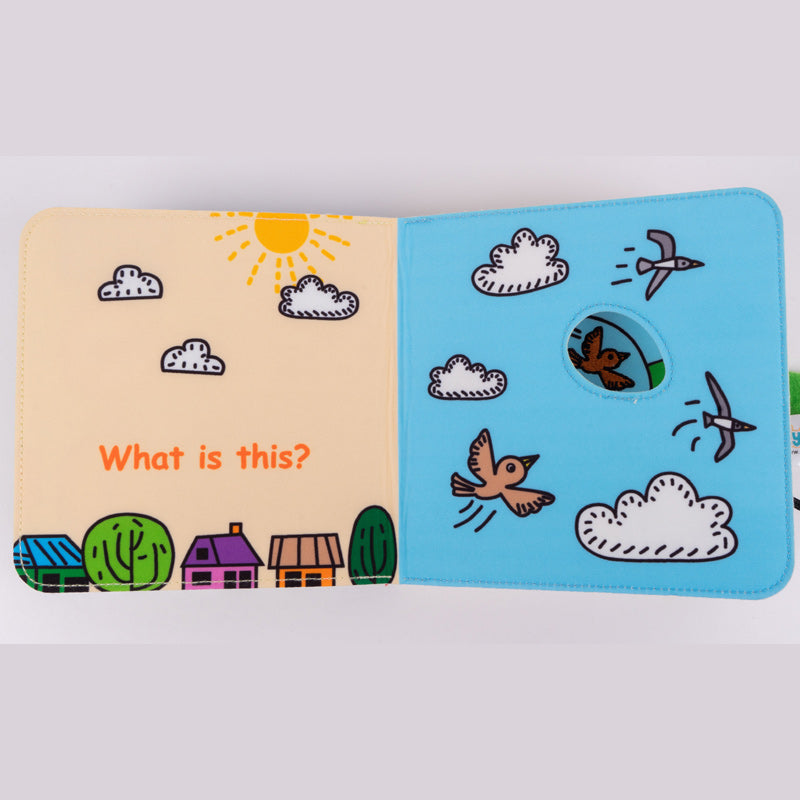 Jolly Baby Książeczka z okienkami Traffic cloth book