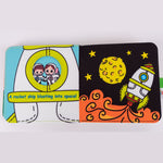 Jolly Baby Książeczka z okienkami Traffic cloth book