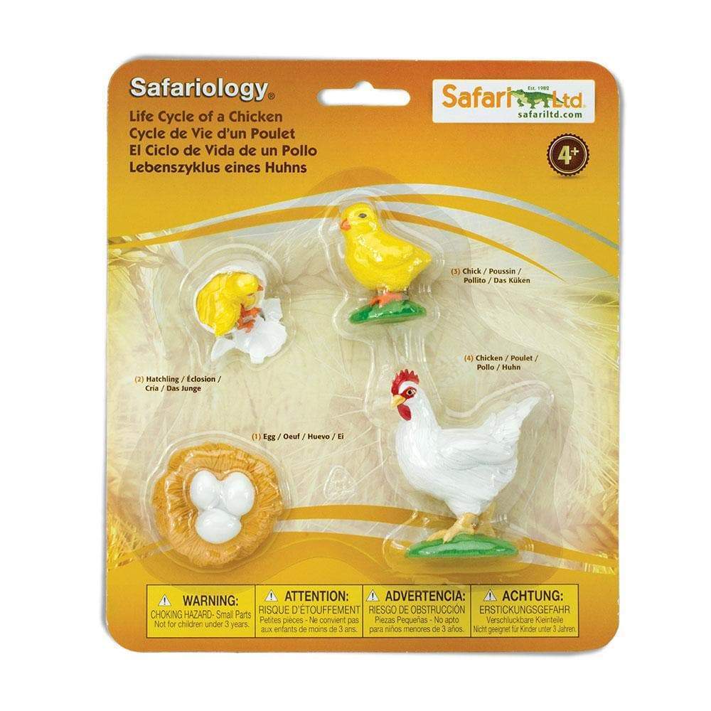Safari Ltd Zestaw figurek Montessori Cykl życia kury