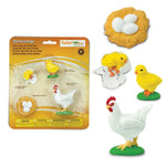 Safari Ltd Zestaw figurek Montessori Cykl życia kury