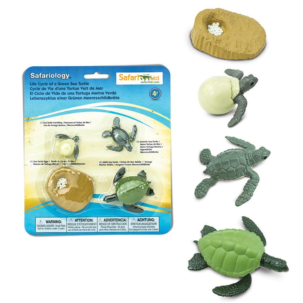 Safari Ltd Zestaw figurek Montessori życie żółwia morskiego