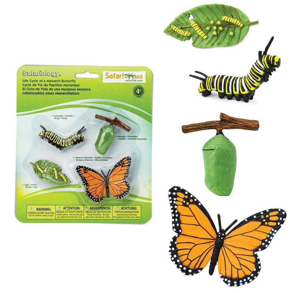 Safari Ltd Zestaw figurek Montessori Cykl życia motyla