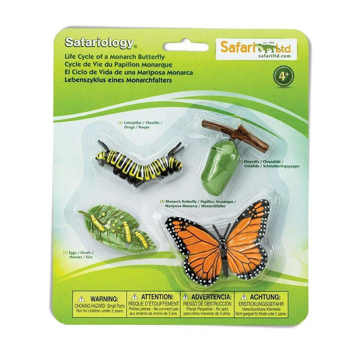 Safari Ltd Zestaw figurek Montessori Cykl życia motyla