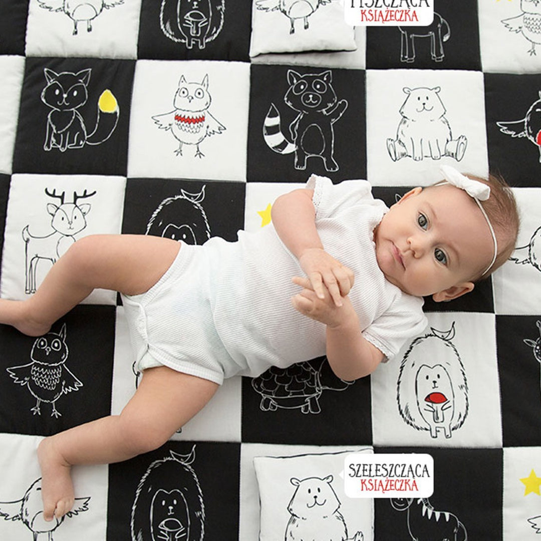 Baby Steps Mata edukacyjna dla niemowląt kontrastowa
