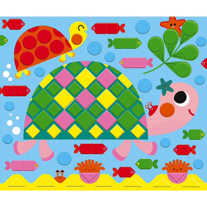 Janod Zestaw kreatywny Mozaiki dla dzieci Zwierzęta