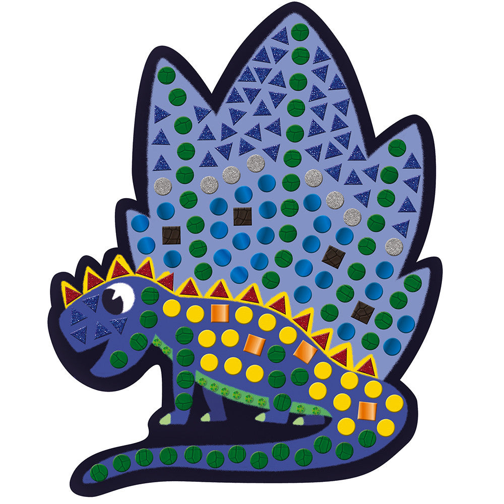 Janod Zestaw kreatywny Mozaiki dla dzieci Dinozaury