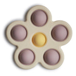 Mushie Zabawka sensoryczna kwiatek pop it Soft Lilac