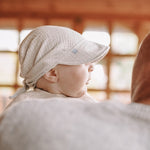 Baby Steps Muślinowa chusteczka na głowę - Gray