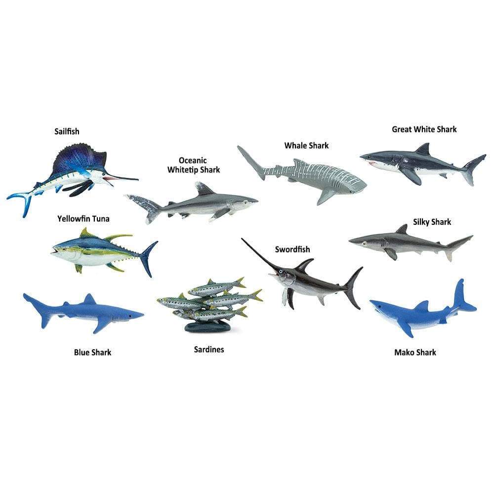 Safari Ltd Zestaw figurek Montessori Ryby Pelagiczne