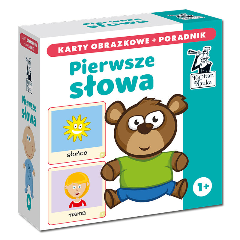 Kapitan Nauka Karty obrazkowe Pierwsze słowa