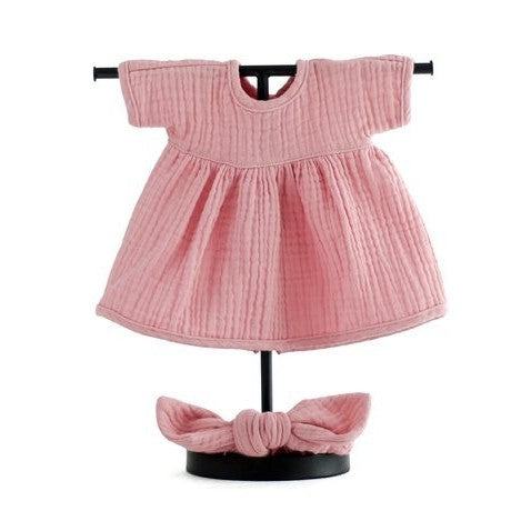 Miniland Ubranka dla lalki Sukienka i opaska Pin Up Pinky Winky r.38