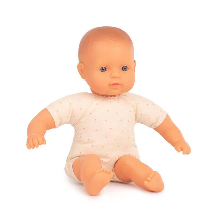 Miniland Lalka dla dziecka z miękkim brzuchem Rasa Europejska 32cm