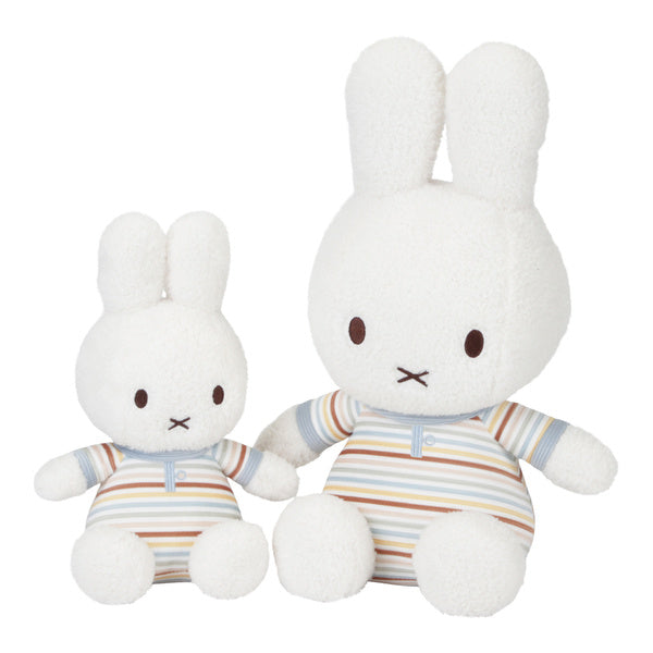 Little Dutch Maskotka Przytulanka Biały Króliczek Miffy 35 cm Vintage Sunny Stripes
