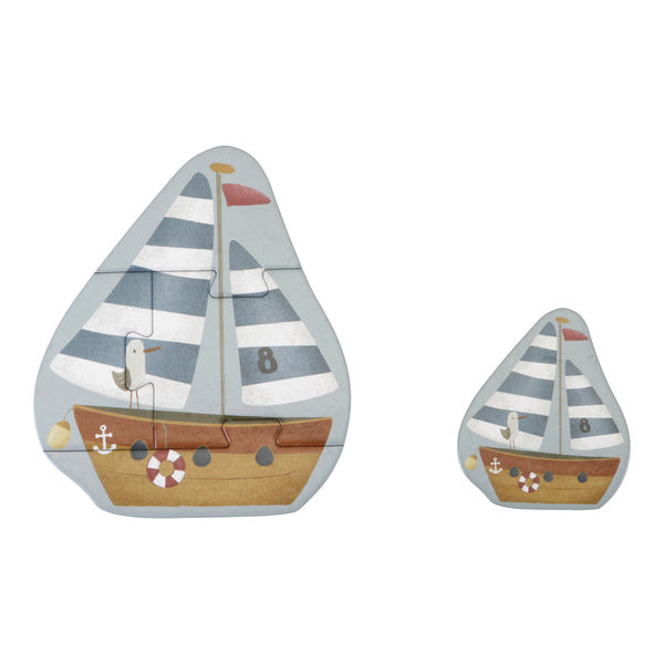 Little Dutch Puzzle dla dzieci Sailors Bay 6 el. - 4kidspoint.pl