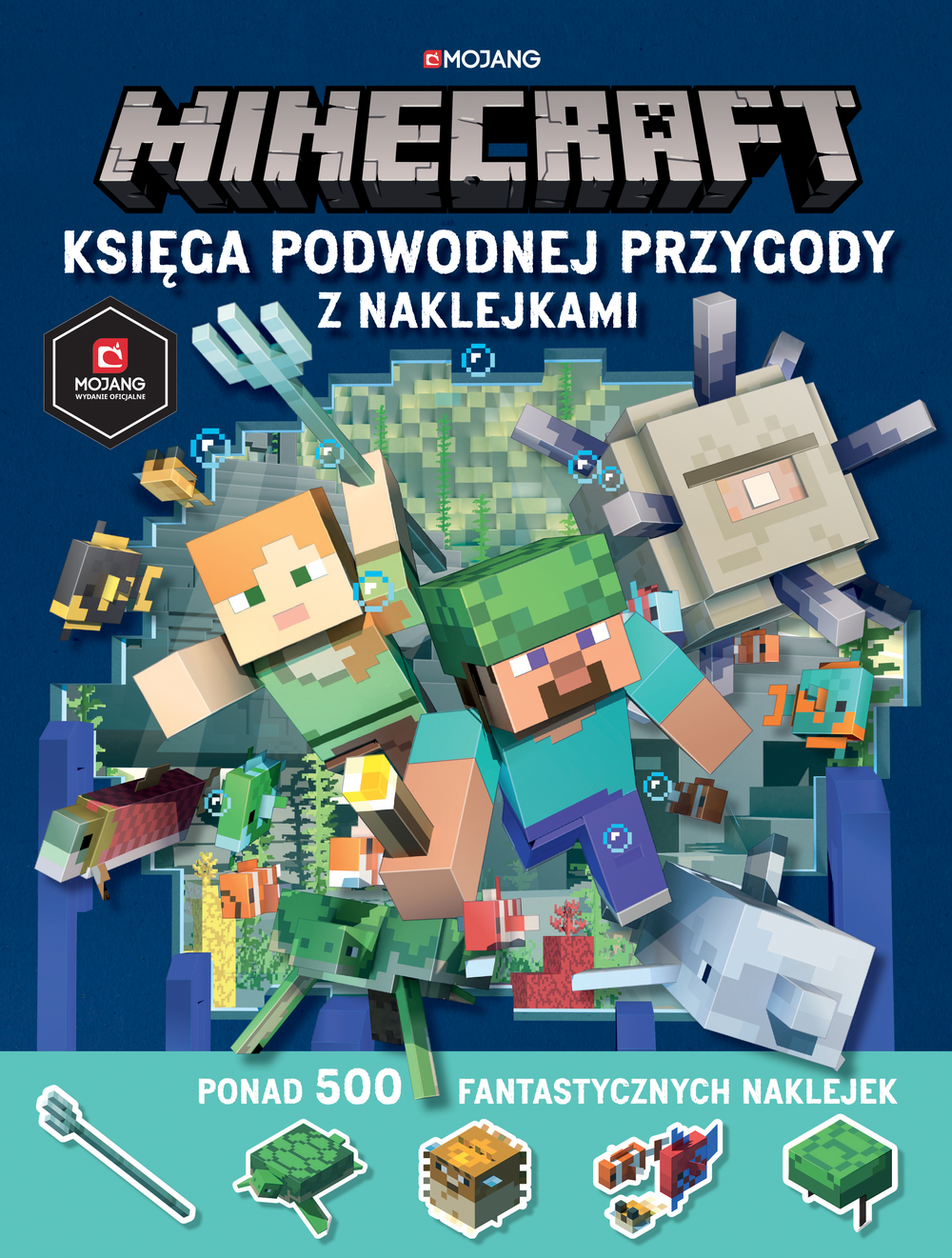 Harperkids Minecraft Księga podwodnej przygody z naklejkami