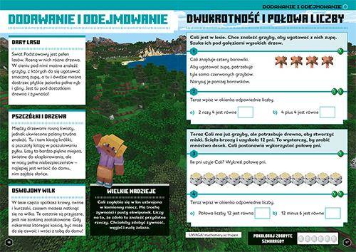 Wydawnictwo Harperkids Minecraft Matematyka Megazadania 7+
