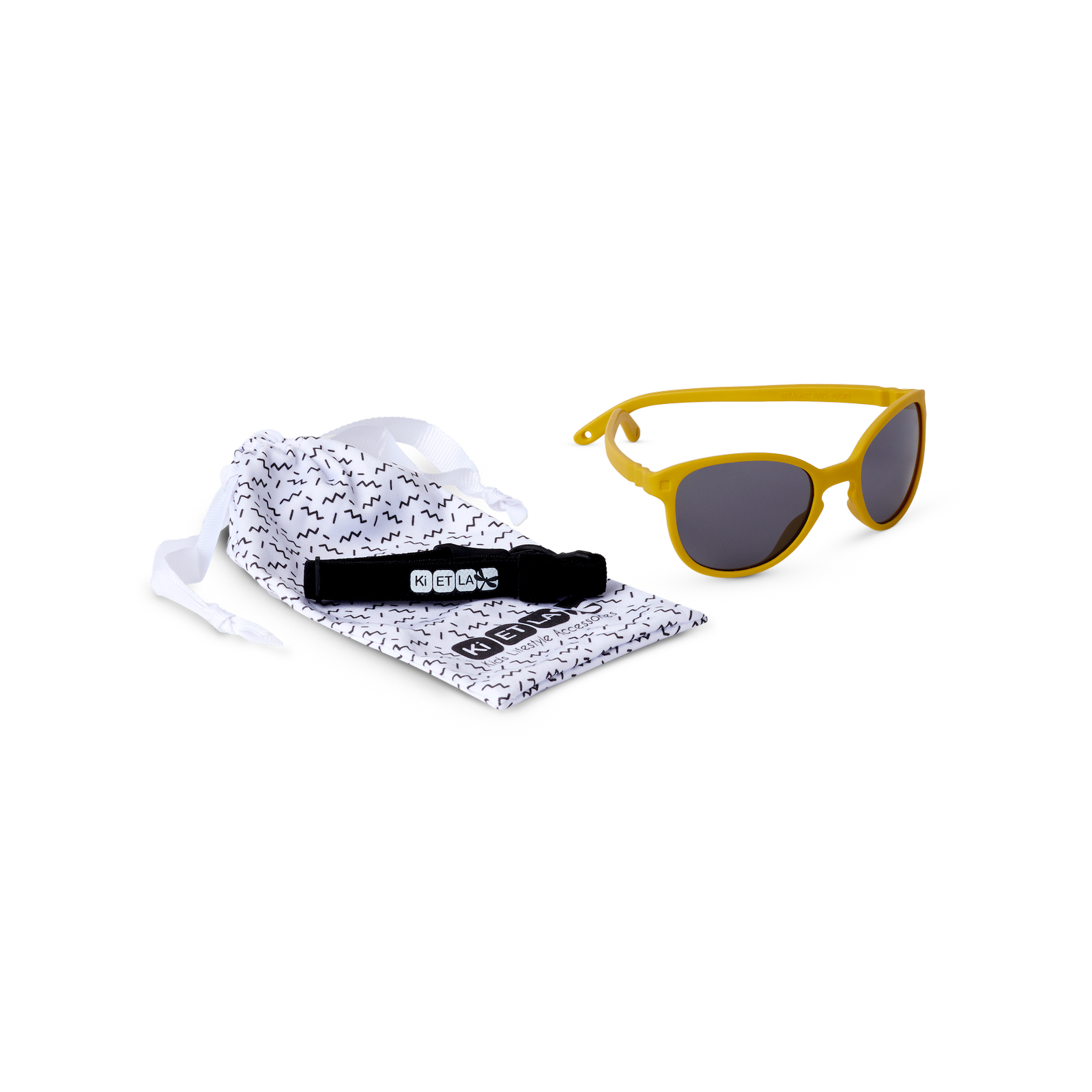 Kietla Okulary przeciwsłoneczne dla dzieci Mustard Wazz 1-2 lata - 4kidspoint.pl
