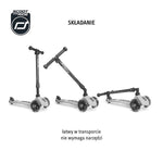 Scootandride Hulajnoga Highwaykick 3 LED 3+ Forest składana ze świecącymi kółkami