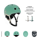 Scootandride Kask dla dzieci 1+  Forest - 4kidspoint.pl