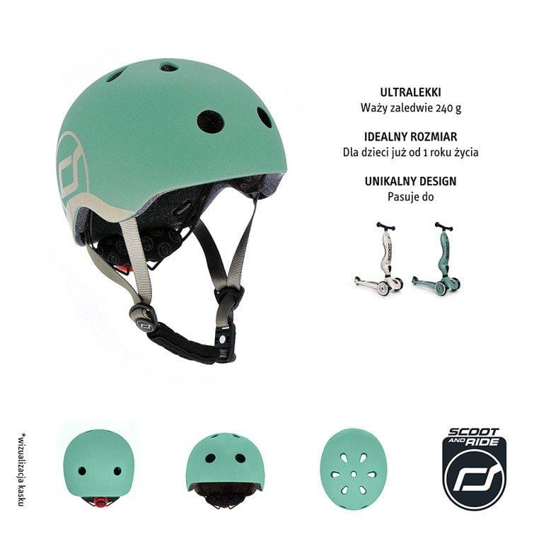Scootandride Kask dla dzieci 1+  Forest - 4kidspoint.pl