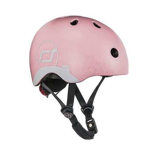 Scootandride Kask rowerowy dla dzieci XXS-S Rose Cat - 4kidspoint.pl