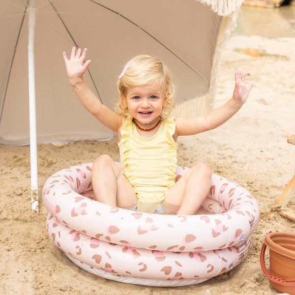 The Swim Essentials Basen dla dzieci 60cm Leopard Old Pink