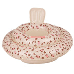The Swim Essentials Kółko do pływania dla niemowląt Leopard Old Pink