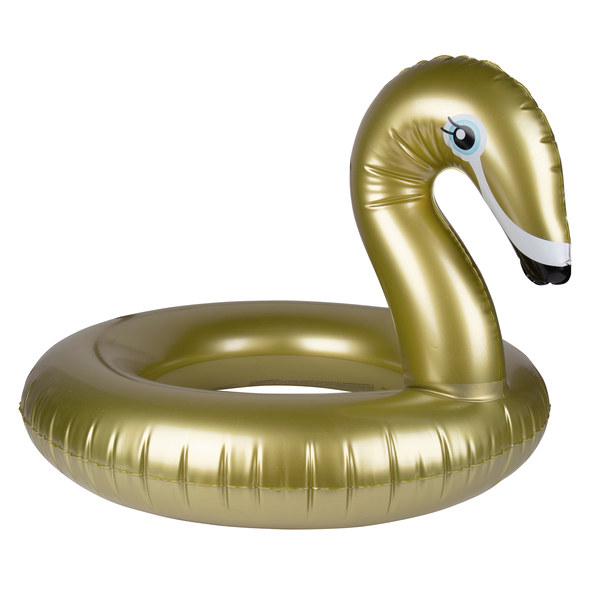 The Swim Essentials Koło do pływania Gold Swan 95 cm