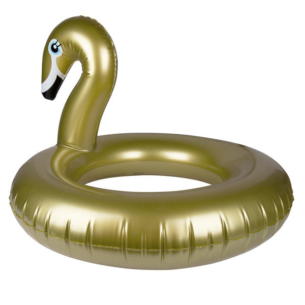The Swim Essentials Koło do pływania Gold Swan 95 cm