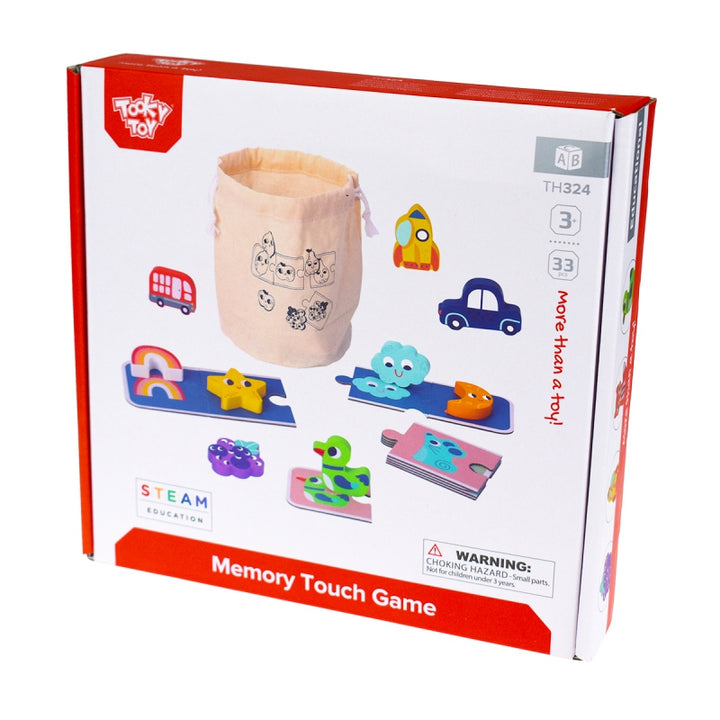 Tooky Toy Zabawka Sensoryczna Memory Kształty 33 elementy