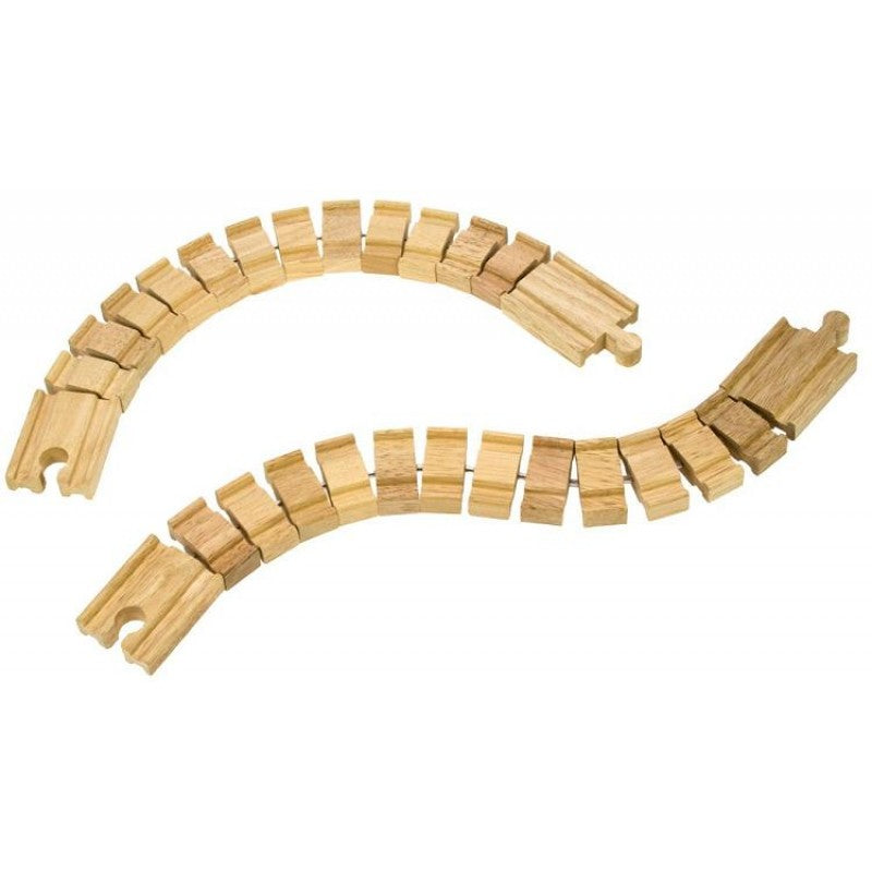 BigJigs Toys Elastyczny tor do kolejek drewnianych 36 cm