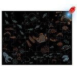 Janod Świecące puzzle dla dzieci z mini lampką UV Ocean 24 el. - 4kidspoint.pl