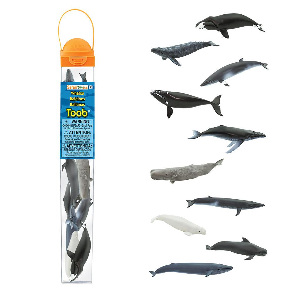 Safari Ltd Zestaw figurek Montessori Wieloryby