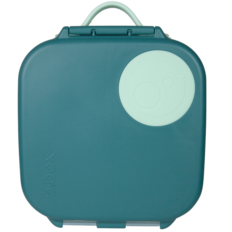 B.box Mini Lunchbox Emerald Forest stalowy niebieski