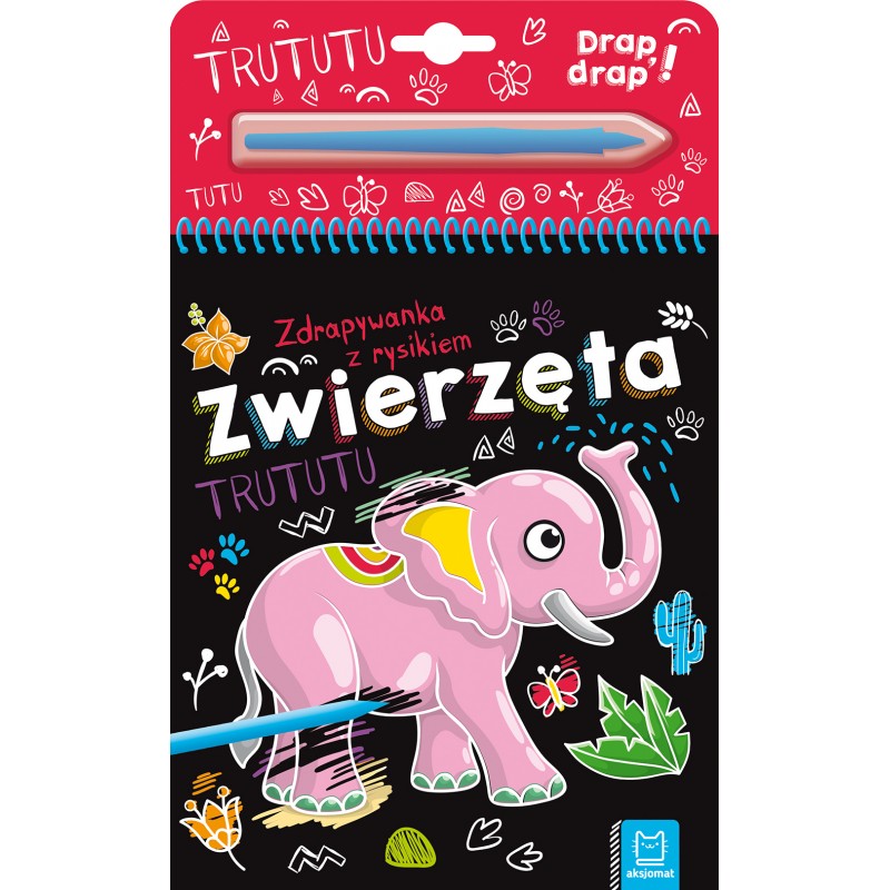 Aksjomat Zdrapywanka z rysikiem Zwierzęta - 4kidspoint.pl